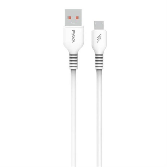 Cablu PAVAREAL USB la Micro PA-DC73M 1 metru alb