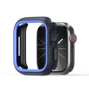Dux Ducis Bamo Caz Apple Watch 10 42mm - albastru miezul nopții-albastru deschis
