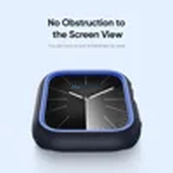 Dux Ducis Bamo Caz Apple Watch 10 46mm - albastru miezul nopții-albastru deschis