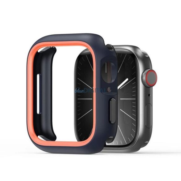 Dux Ducis Bamo Carcasă Apple Watch 10 46mm - albastru-noapte-portocaliu