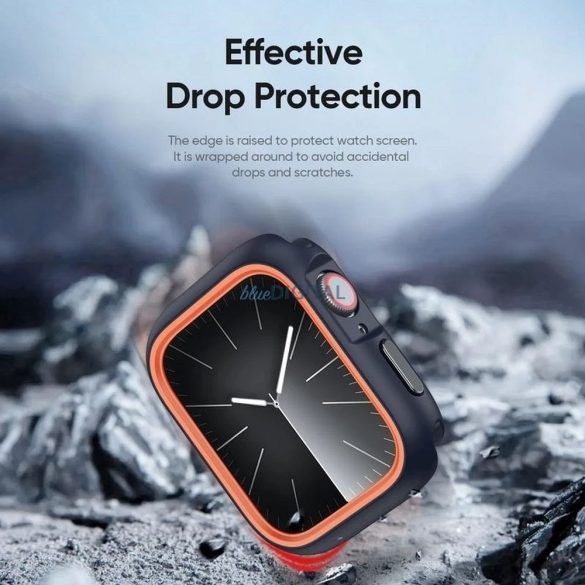 Dux Ducis Bamo Carcasă Apple Watch 10 46mm - albastru-noapte-portocaliu