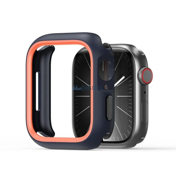 Dux Ducis Bamo Carcasă Apple Watch 10 46mm - albastru-noapte-portocaliu