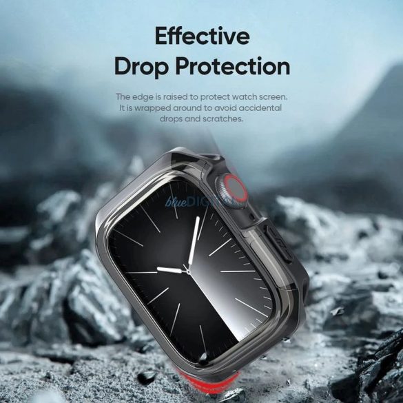 Dux Ducis Tamo Caz Apple Watch 10 42mm - transparent-negru