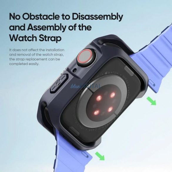 Dux Ducis Tamo Case Apple Watch 10 42mm - albastru transparent-evil