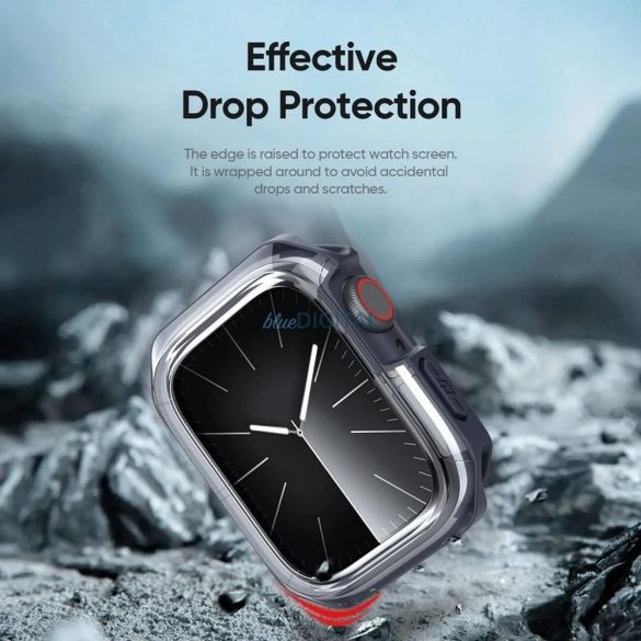 Dux Ducis Tamo Case Apple Watch 10 42mm - albastru transparent-evil