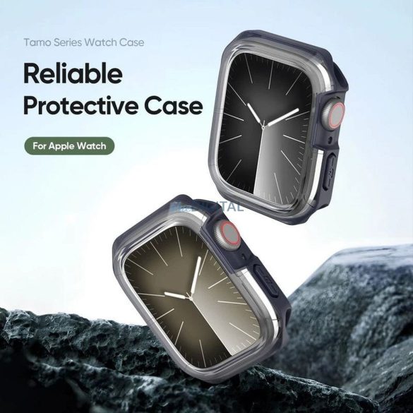 Dux Ducis Tamo Case Apple Watch 10 42mm - albastru transparent-evil