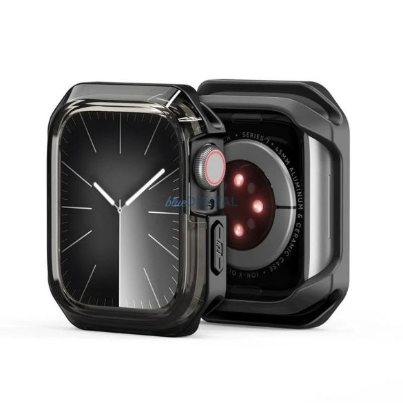 Dux Ducis Tamo Caz Apple Watch 10 46mm - transparent-negru
