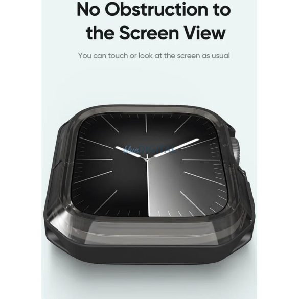 Dux Ducis Tamo Caz Apple Watch 10 46mm - transparent-negru