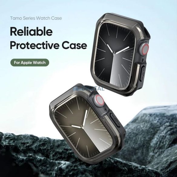 Dux Ducis Tamo Caz Apple Watch 10 46mm - transparent-negru