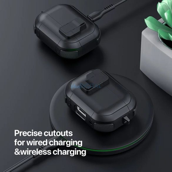 Husă Dux Ducis Pecp AirPods 4 - negru