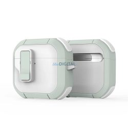 Husă Dux Ducis Pecp AirPods 4 - alb-verde