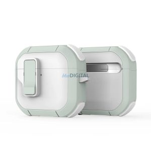 Husă Dux Ducis Pecp AirPods 4 - alb-verde