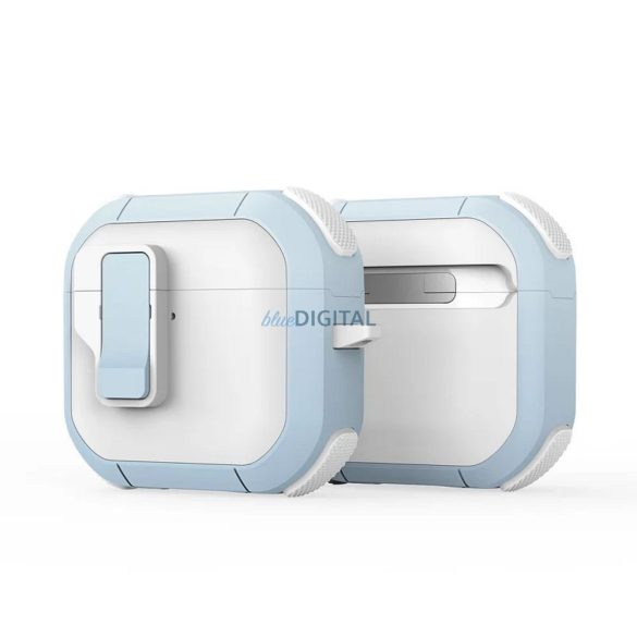 Husă Dux Ducis Pecp AirPods 4 - alb-albastru