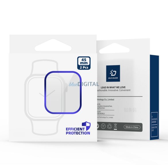 Dux Ducis LCD PMMA ecran protector cu margine neagră Apple Watch 10 42mm - 2 bucăți