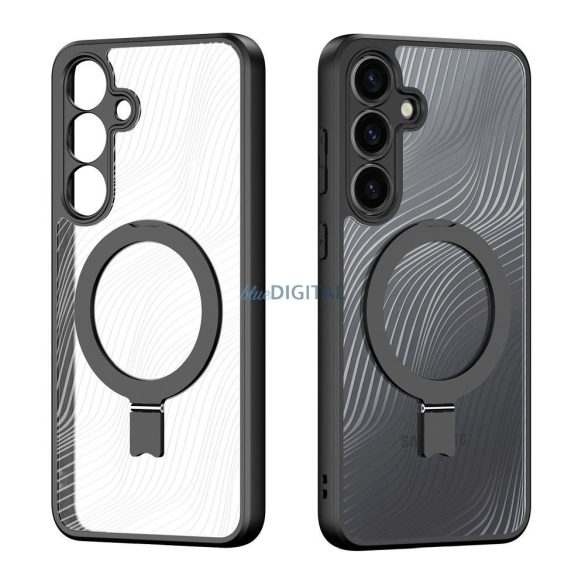 Husă compatibilă Dux Ducis Aimo Mag MagSafe pentru Samsung Galaxy S25 - negru