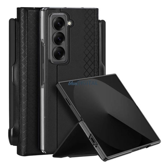 Husă Dux Ducis Bril cu suport pentru stilou pentru Samsung Galaxy Z Fold SE - negru
