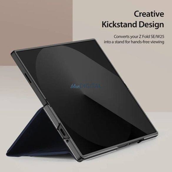 Husă Dux Ducis Bril cu suport pentru stilou pentru Samsung Galaxy Z Fold SE - albastru
