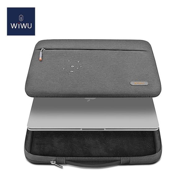 WiWU - Geantă impermeabilă pentru laptop 14,2" Pilot Sleeve - gri