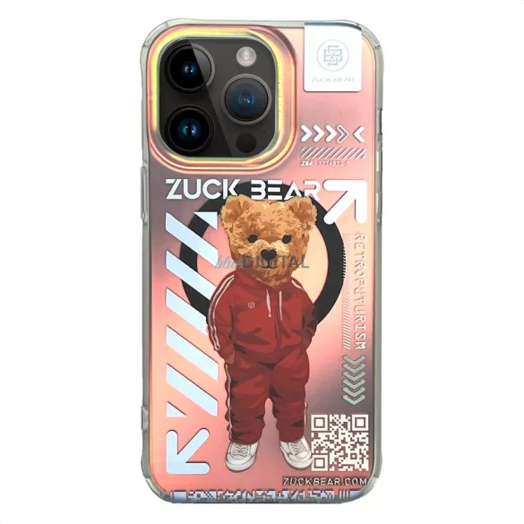 HUSĂ! - Zuck Bear New York Never Sleeps Husă compatibilă Mag MagSafe pentru iPhone 15 Pro Max - model "Brooklyn baller"
