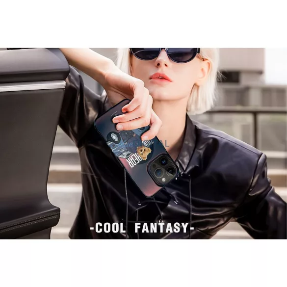 HUSĂ! - Carcasă compatibilă Zuck Bear California Cool Mag MagSafe pentru iPhone 15 Pro - model "car"