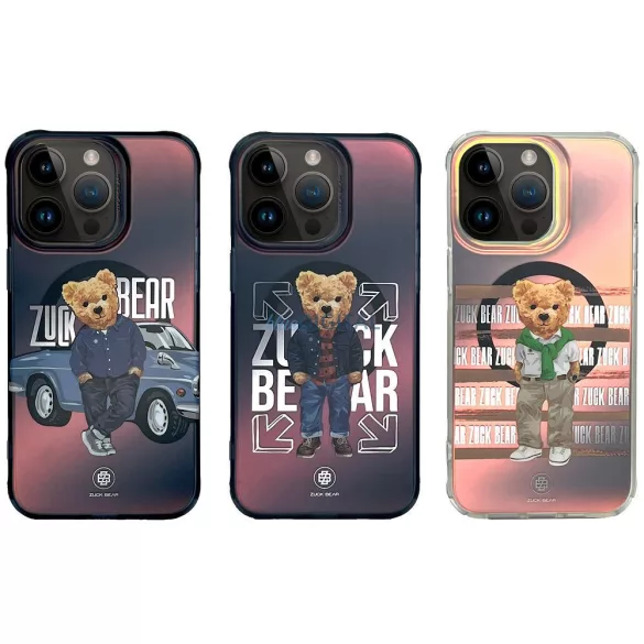 HUSĂ! - Zuck Bear California Cool Mag MagSafe caz compatibil iPhone 15 Pro Max - "masina" model