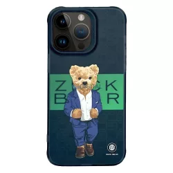   HUSĂ! - Carcasă Zuck Bear French Riviera pentru iPhone 15 Pro Max - model "Saint Tropez shimmer"