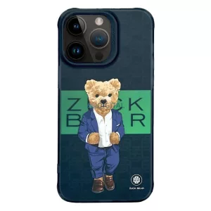 HUSĂ! - Carcasă Zuck Bear French Riviera pentru iPhone 15 Pro Max - model "Saint Tropez shimmer"
