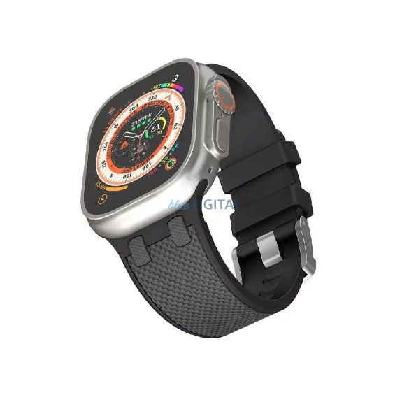 WiWU Wi-WB015 Kylin curea de schimb Apple Watch 42/44/45/49 mm - negru