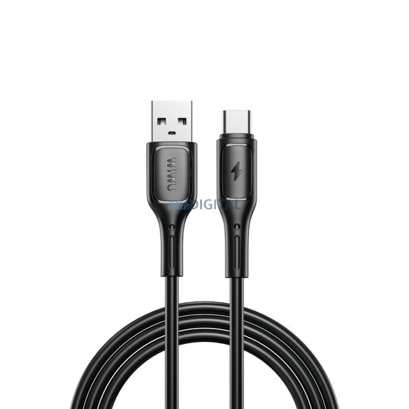 WiWU Wi-C001 Seria Starlink Cablu USB-A - Type-C 2.4A 100cm - negru