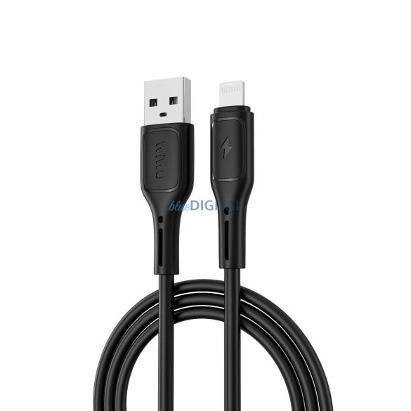 WiWU Wi-C001 Seria Starlink Cablu USB-A - Lightning 2.4A 100cm - negru