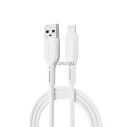   WiWU Wi-C001 Seria Starlink Cablu USB-A - Lightning 2.4A 100cm - alb