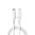 WiWU Wi-C043E Seria Starlink Type-C - Cablu Lightning 30W - alb WiWU Wi-C043E Seria Starlink Type-C - Cablu Lightning 30W - alb