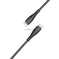 Veger V106 Tip-C - Cablu Tip-C 60W 3A PD 1.2m - negru