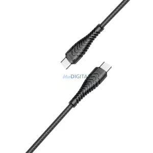 Veger V106 Tip-C - Cablu Tip-C 60W 3A PD 1.2m - negru