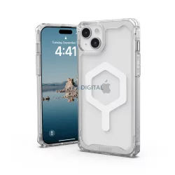   HUSĂ! - (UAG) Urban Armor Gear Plyo compatibil cu Magsafe pentru IPHONE 15 PLUS ice white