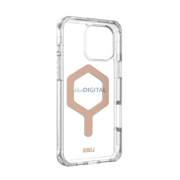 (UAG) Urban Armor Gear Plyo MagSafe Carcasă compatibilă pentru iPhone 16 Pro Max - Transparent Rose Gold