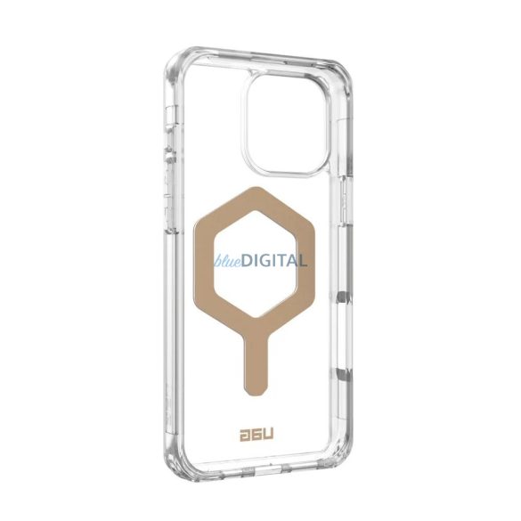 (UAG) Urban Armor Gear Plyo MagSafe Carcasă compatibilă pentru iPhone 16 Pro Max - Aur transparent