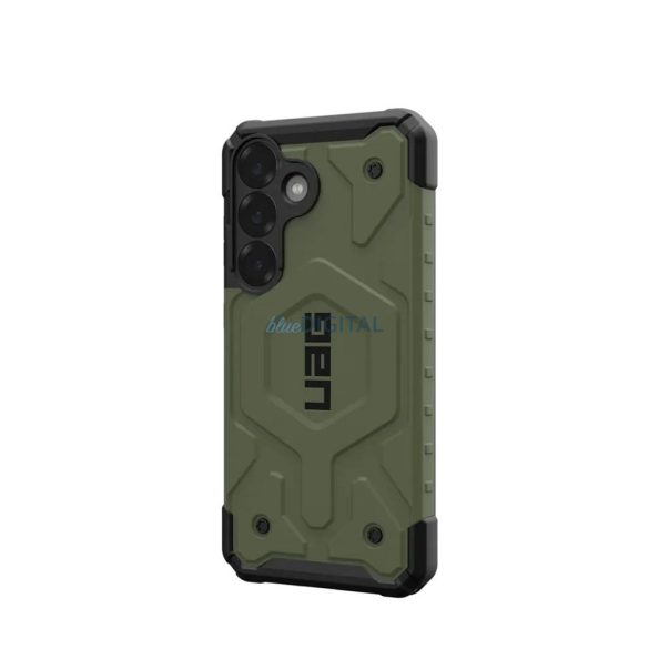 Husă compatibilă Urban Armor Gear Pathfinder Magnet MagSafe pentru Samsung Galaxy S25 - verde măslin