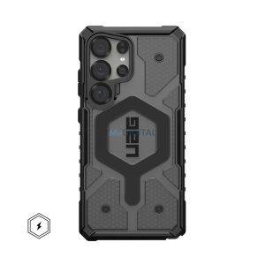 Urban Armor Gear Pathfinder Clear Magnet MagSafe caz compatibil pentru Samsung Galaxy S25 Ultra - negru transparent