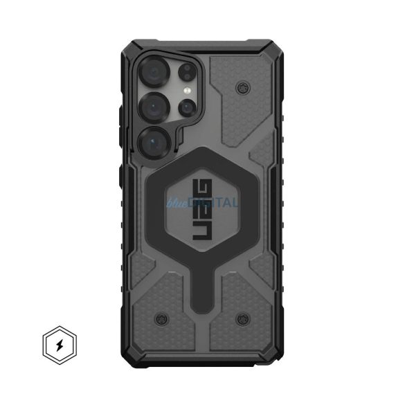 Urban Armor Gear Pathfinder Clear Magnet MagSafe caz compatibil pentru Samsung Galaxy S25 Ultra - negru transparent