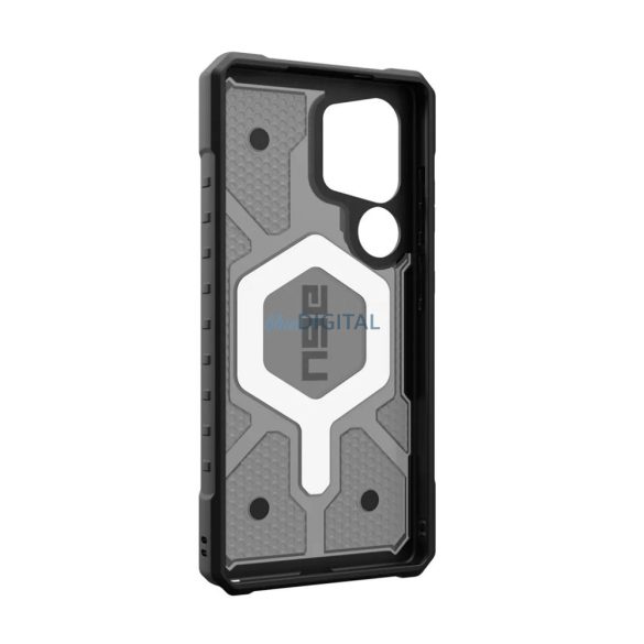 Urban Armor Gear Pathfinder Clear Magnet MagSafe caz compatibil pentru Samsung Galaxy S25 Ultra - negru transparent