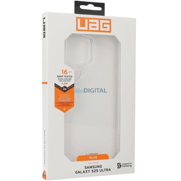 Urban Armor Gear Plyo caz Samsung Galaxy S25 Ultra - transparent