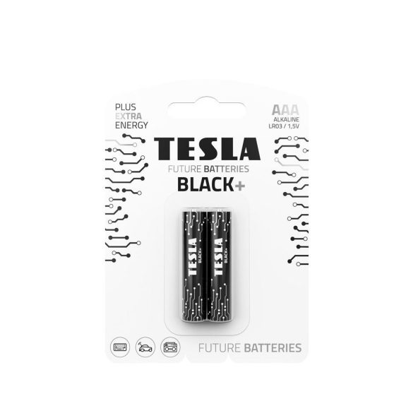 Baterie alcalină TESLA AAA BLACK+[2x120]