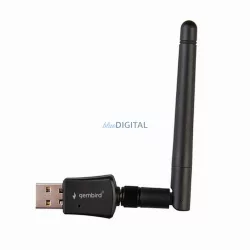   GEMBIRD card de rețea USB A cu antenă detașabilă WiFi WNP-UA300P-02 negru