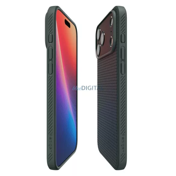 HUSĂ! - SPIGEN LIQUID AIR caz pentru IPHONE 17 Pro Max Abbys verde