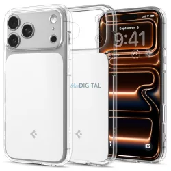   HUSĂ! - CAZ SPIGEN ULTRA HIBRID "T" MAG MAGSAFE IPHONE 17 PRO MAX ALB LUCIOS