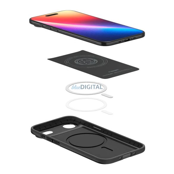 HUSĂ! - Husă SPIGEN THIN FIT MAG compatibilă cu MagSafe pentru IPHONE 17 Air negru