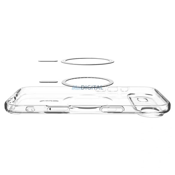 HUSĂ! - Husă SPIGEN ULTRA HYBRID MAG compatibilă MagSafe pentru IPHONE 17 Air alb pur