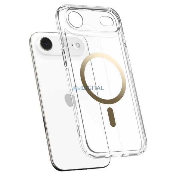 HUSĂ! - SPIGEN caz ULTRA HYBRID MAG compatibil MagSafe pentru IPHONE 17 Air în aur pur