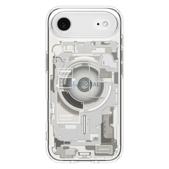 HUSĂ! - SPIGEN caz ULTRA HYBRID MAG compatibil cu MagSafe pentru IPHONE 17 Air zero cu un tutanium natural